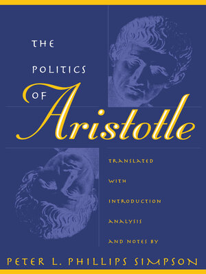 cover image of The Politics of Aristotle